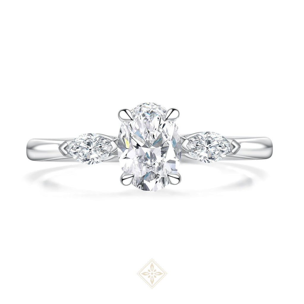 Oval with Marquise Trilogy