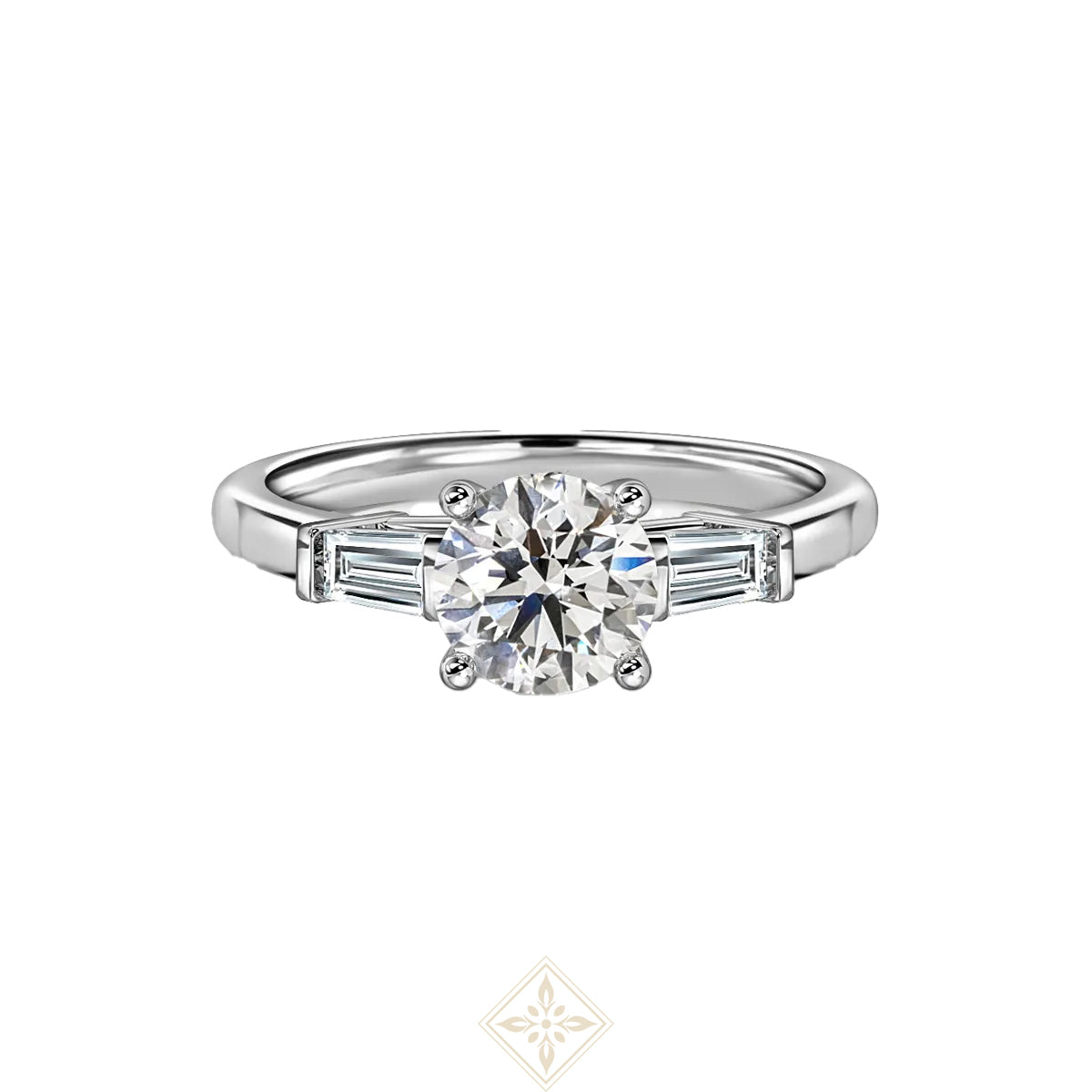 Round with Baguette Trilogy