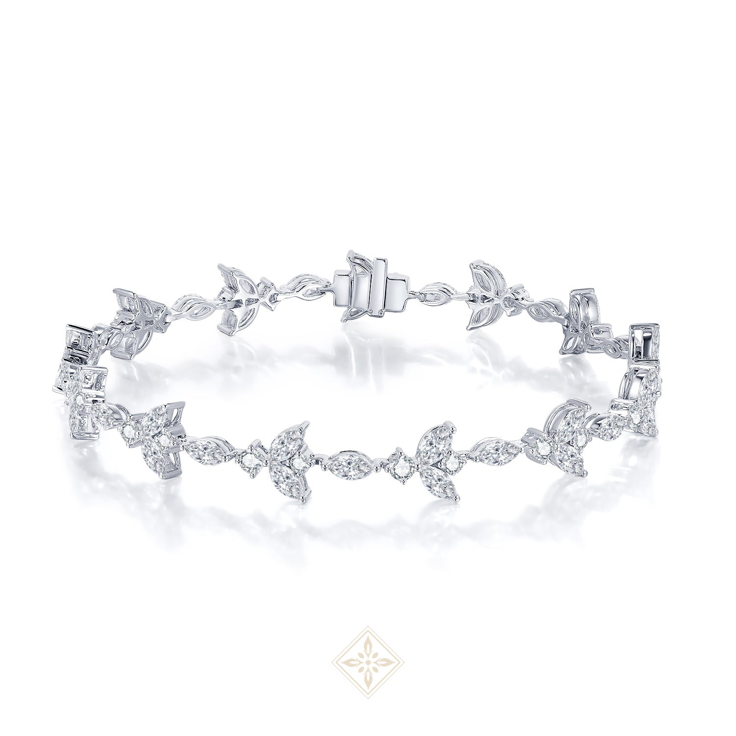 Diamond Wing Bracelet