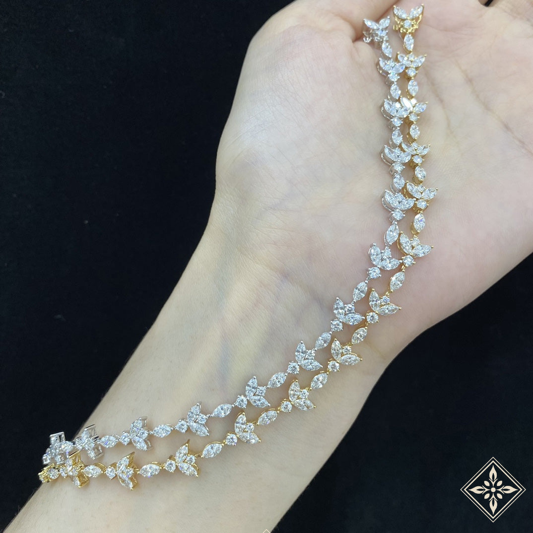 Diamond Wing Bracelet