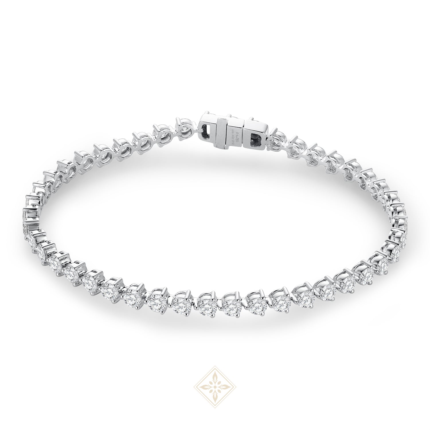 Classic Round Diamond Tennis Bracelet