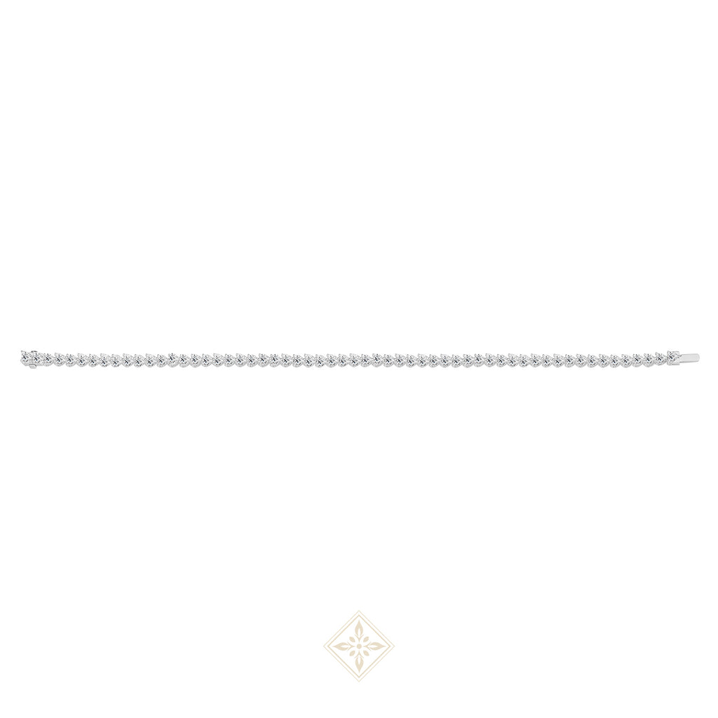 Heart Cut Diamond Tennis Bracelet