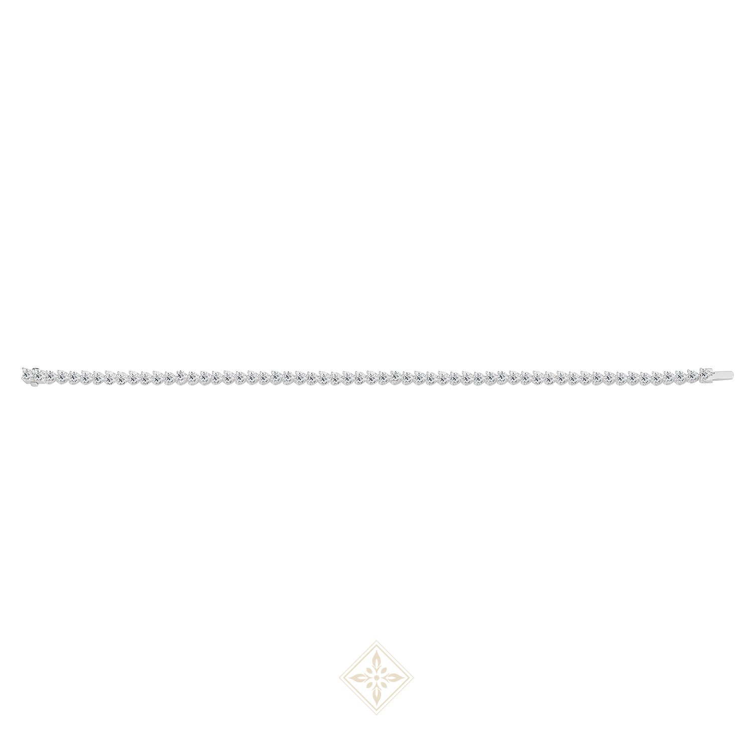 Heart Cut Diamond Tennis Bracelet