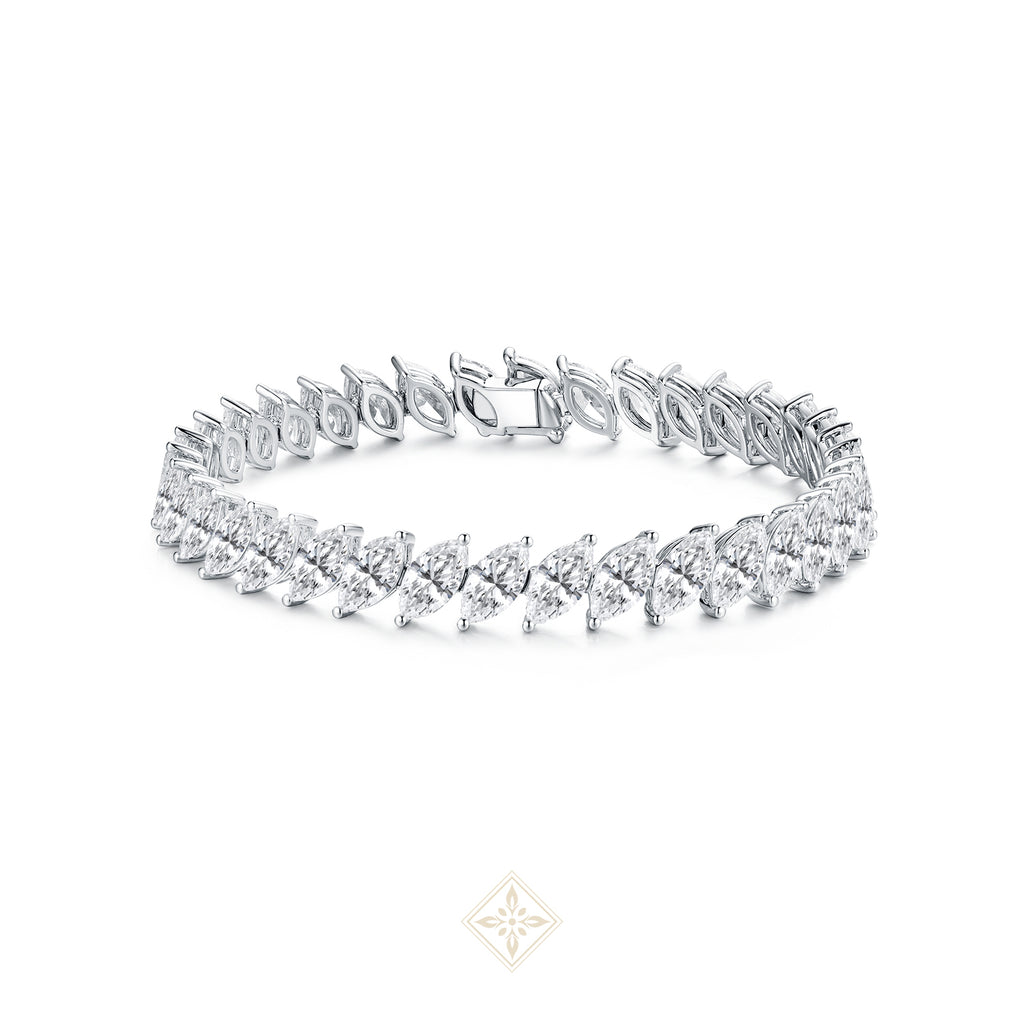 Marquise Cut Diamond Tennis Bracelet