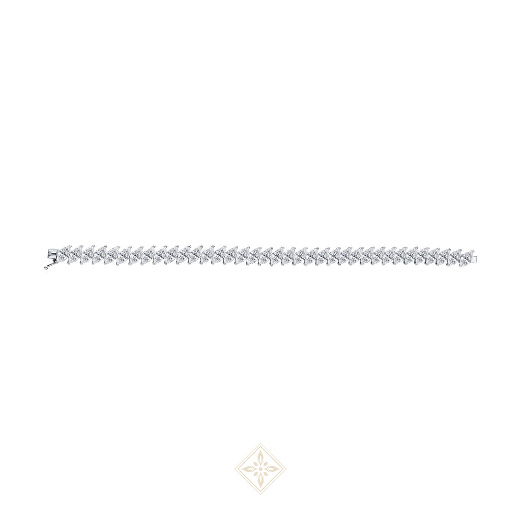 Marquise Cut Diamond Tennis Bracelet