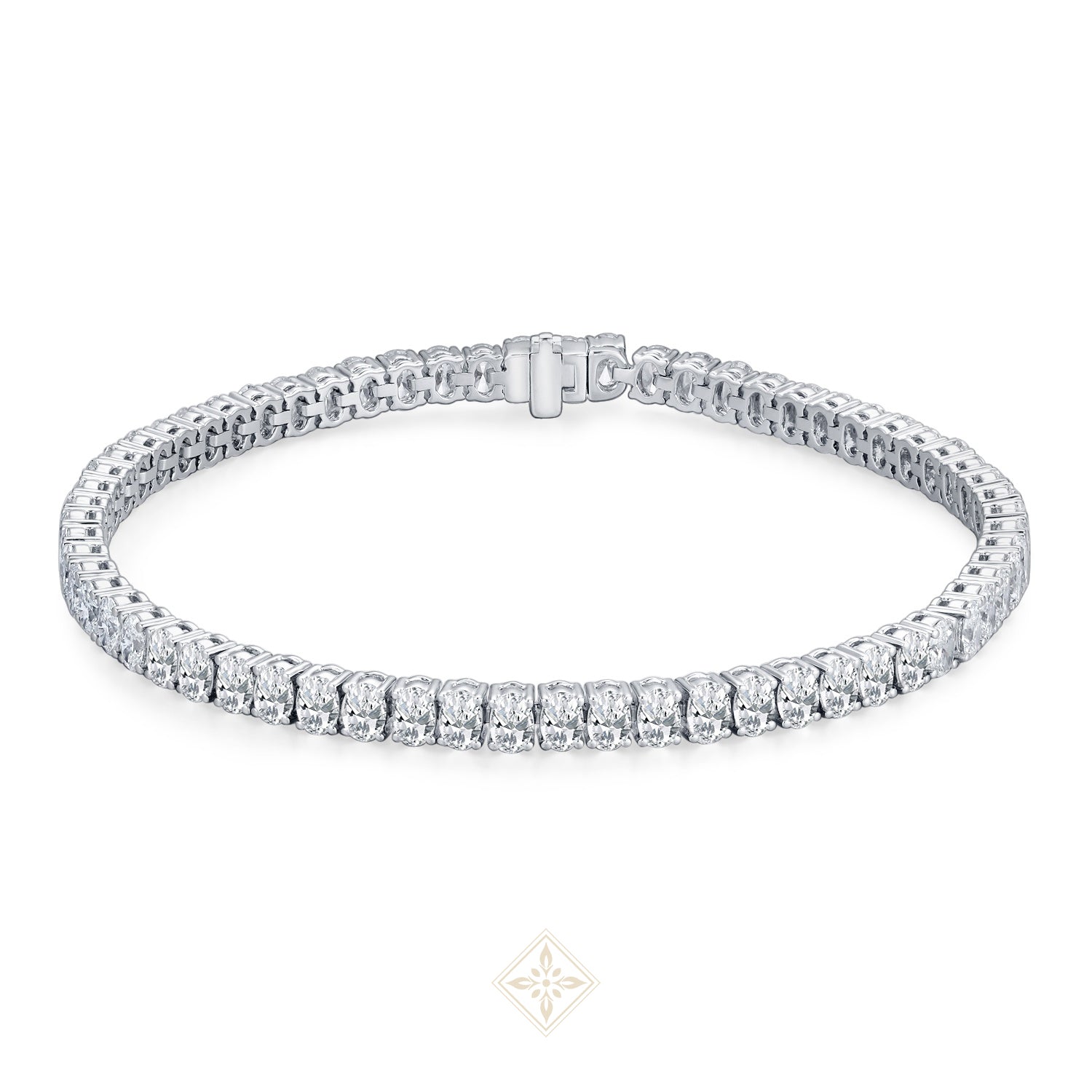Princess Cut Diamond Tennis Bracelet