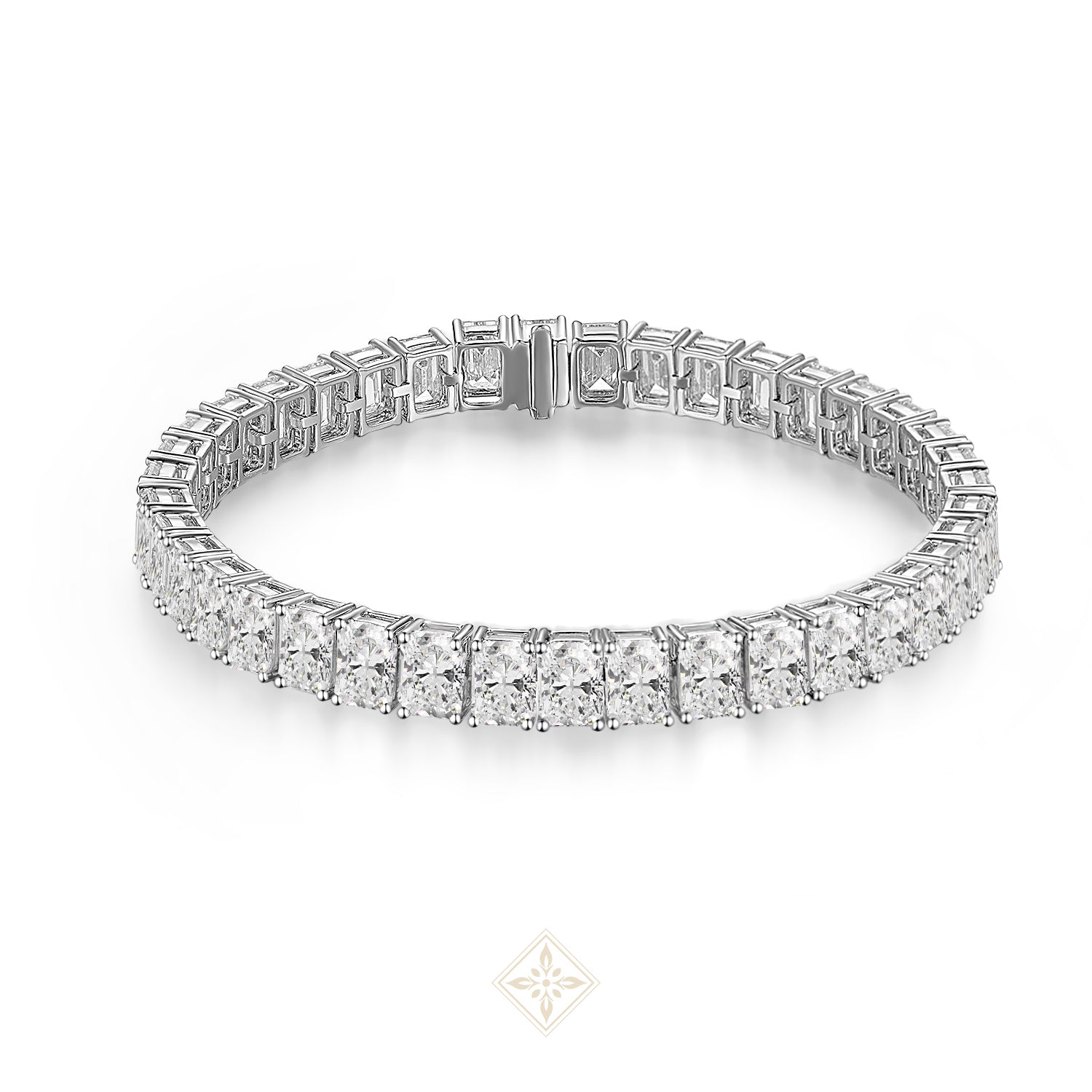 Radiant Cut Diamond Tennis Bracelet