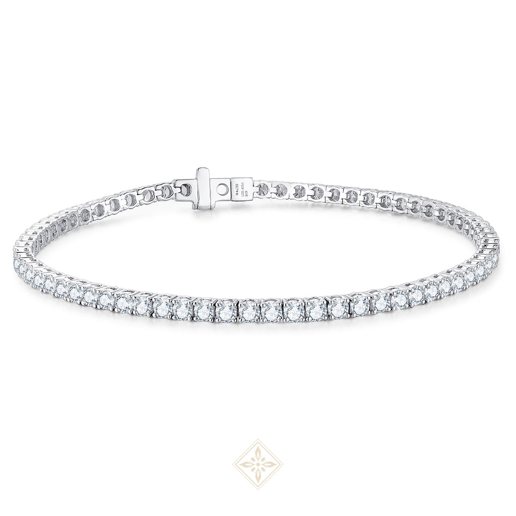 Round Cut Diamond Tennis Bracelet