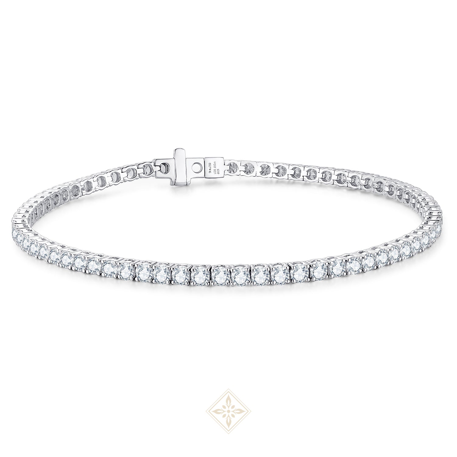 Round Cut Diamond Tennis Bracelet