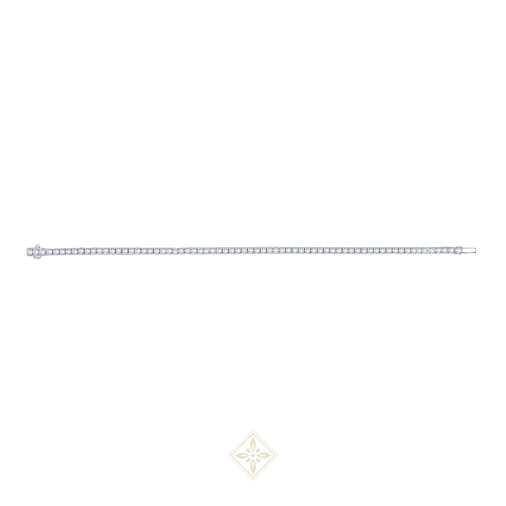 Round Cut Diamond Tennis Bracelet