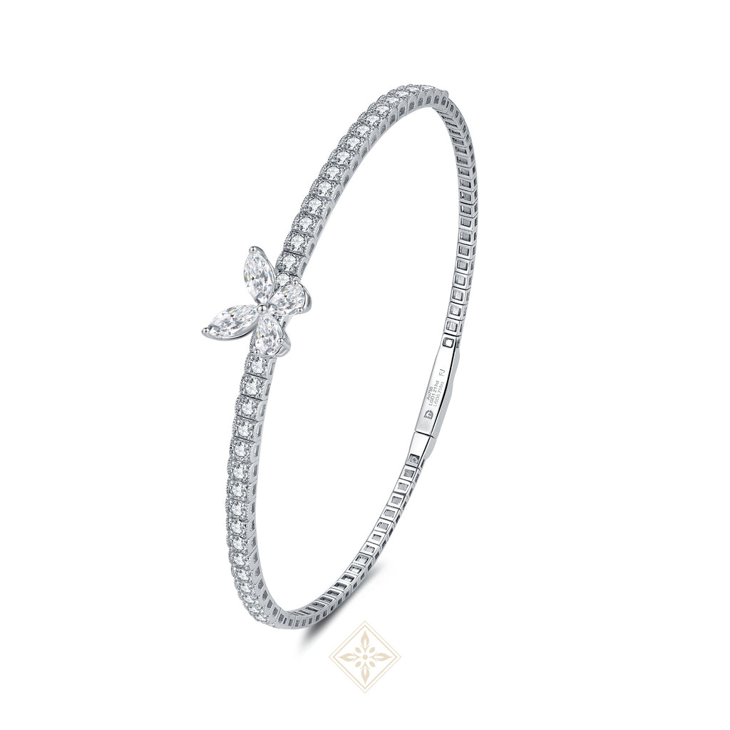 Butterfly Diamond Bangle