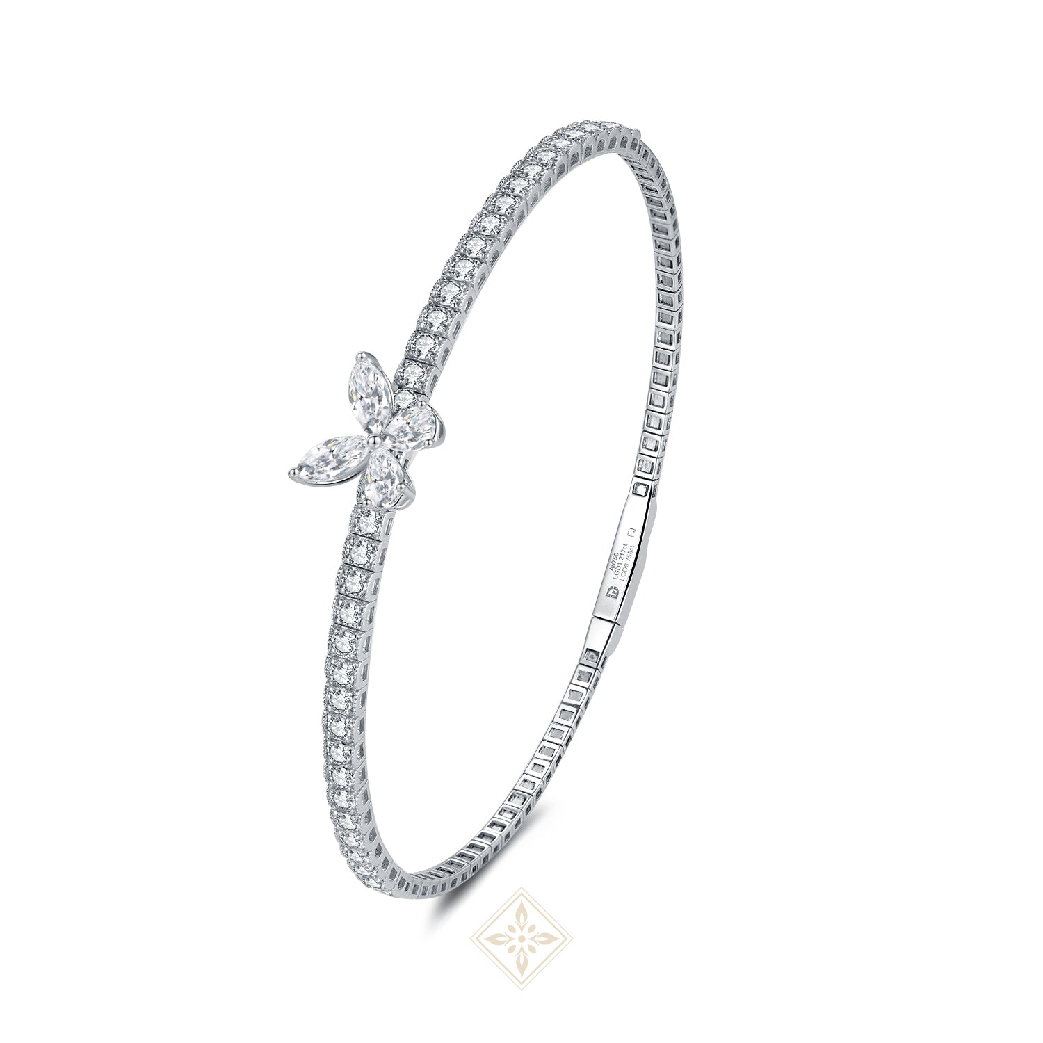 Butterfly Diamond Bangle