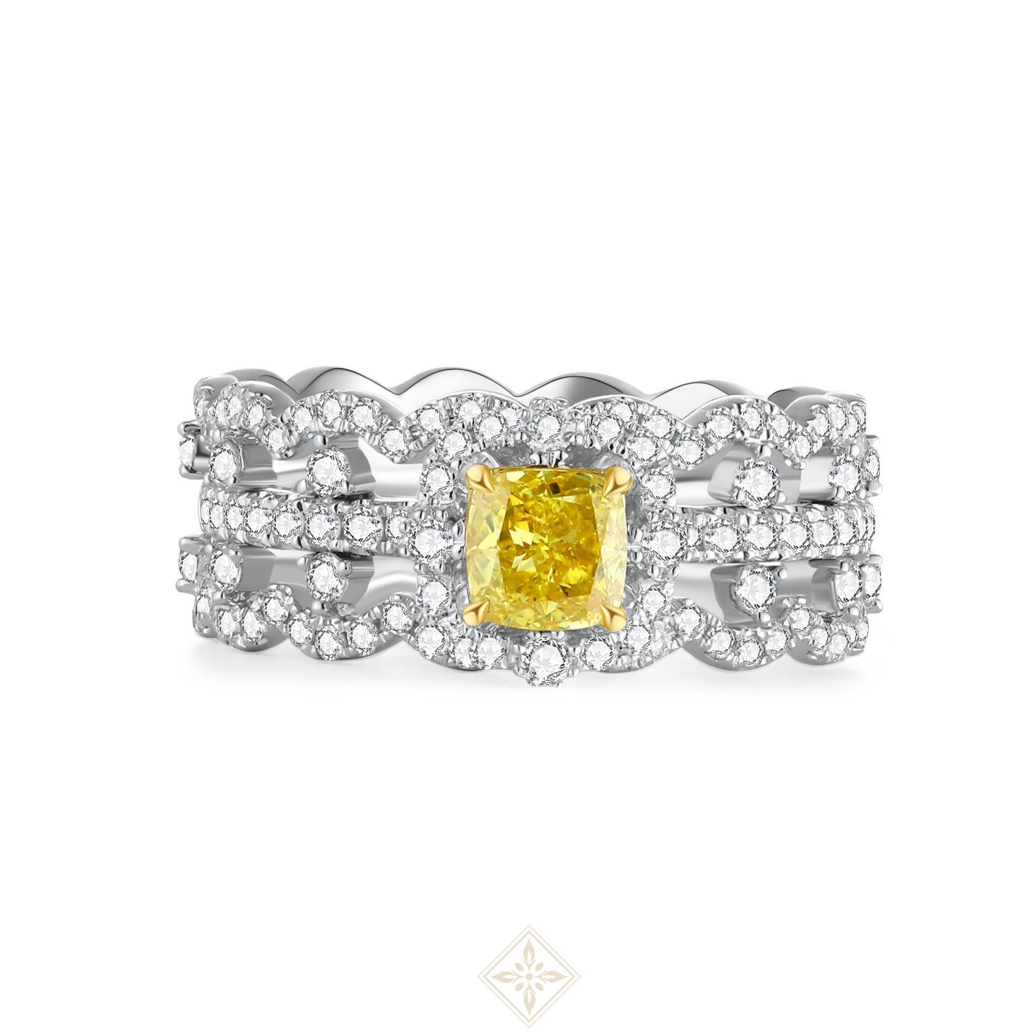 Colored Diamond Ring