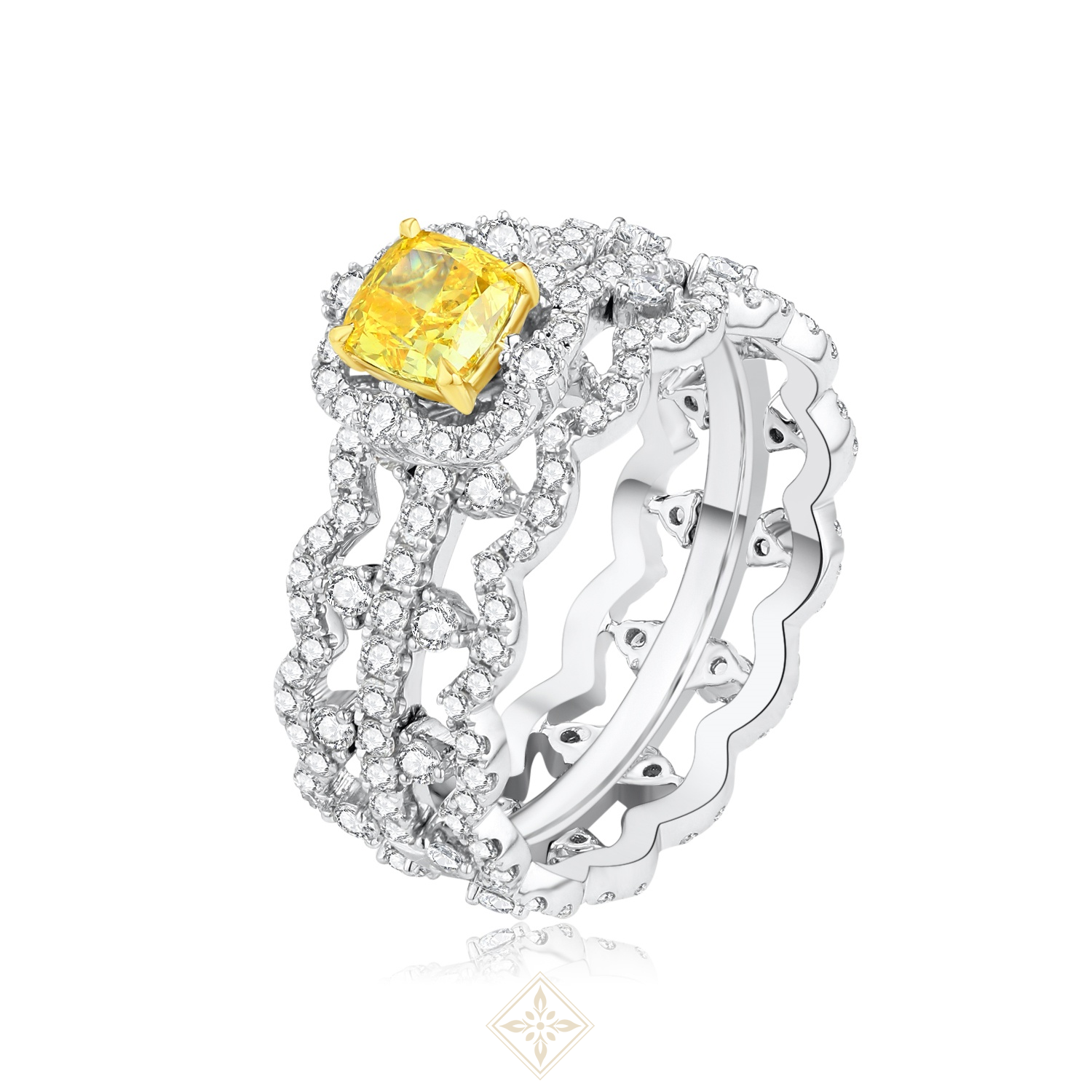 Colored Diamond Ring