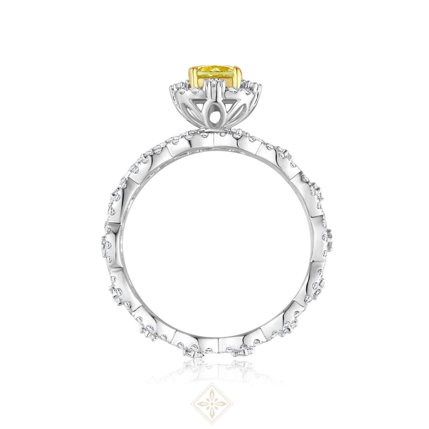 Colored Diamond Ring