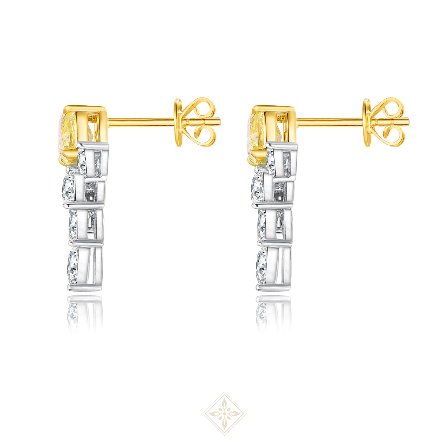 Colored Diamond Earrings