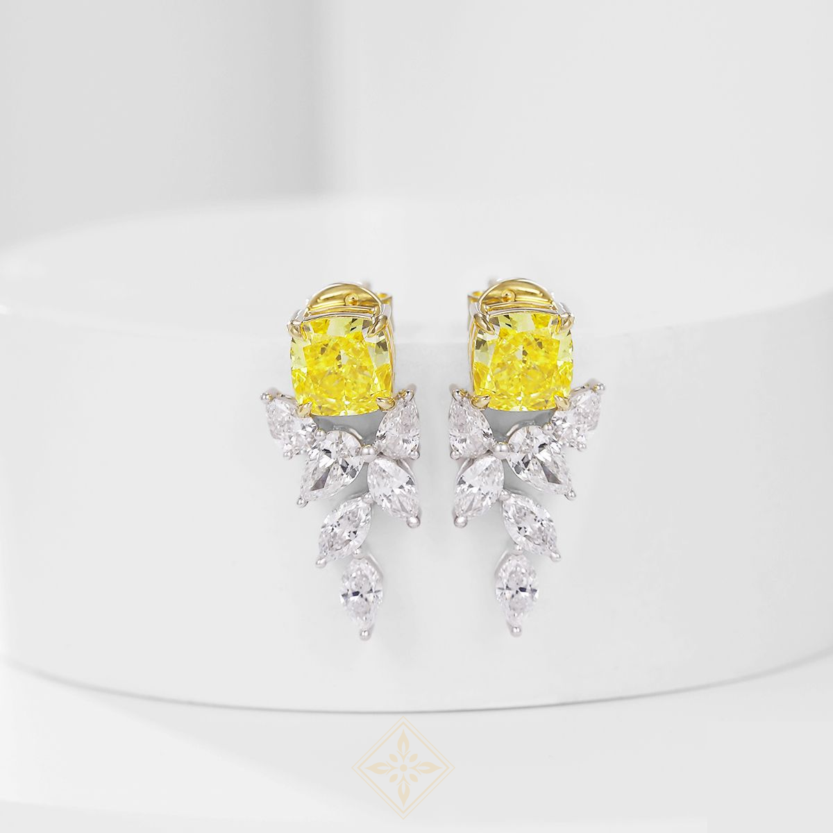 Colored Diamond Earrings