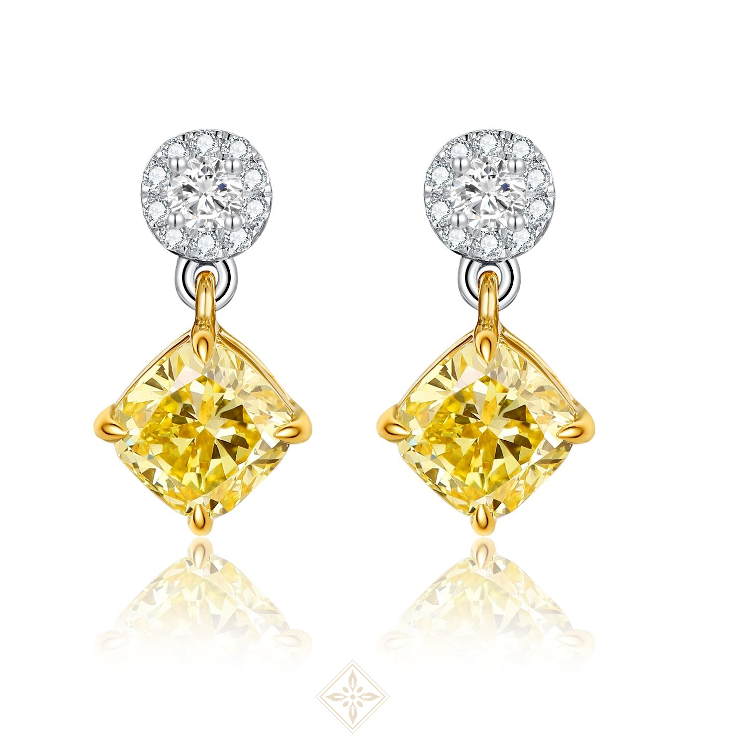 Colored Diamond Earring