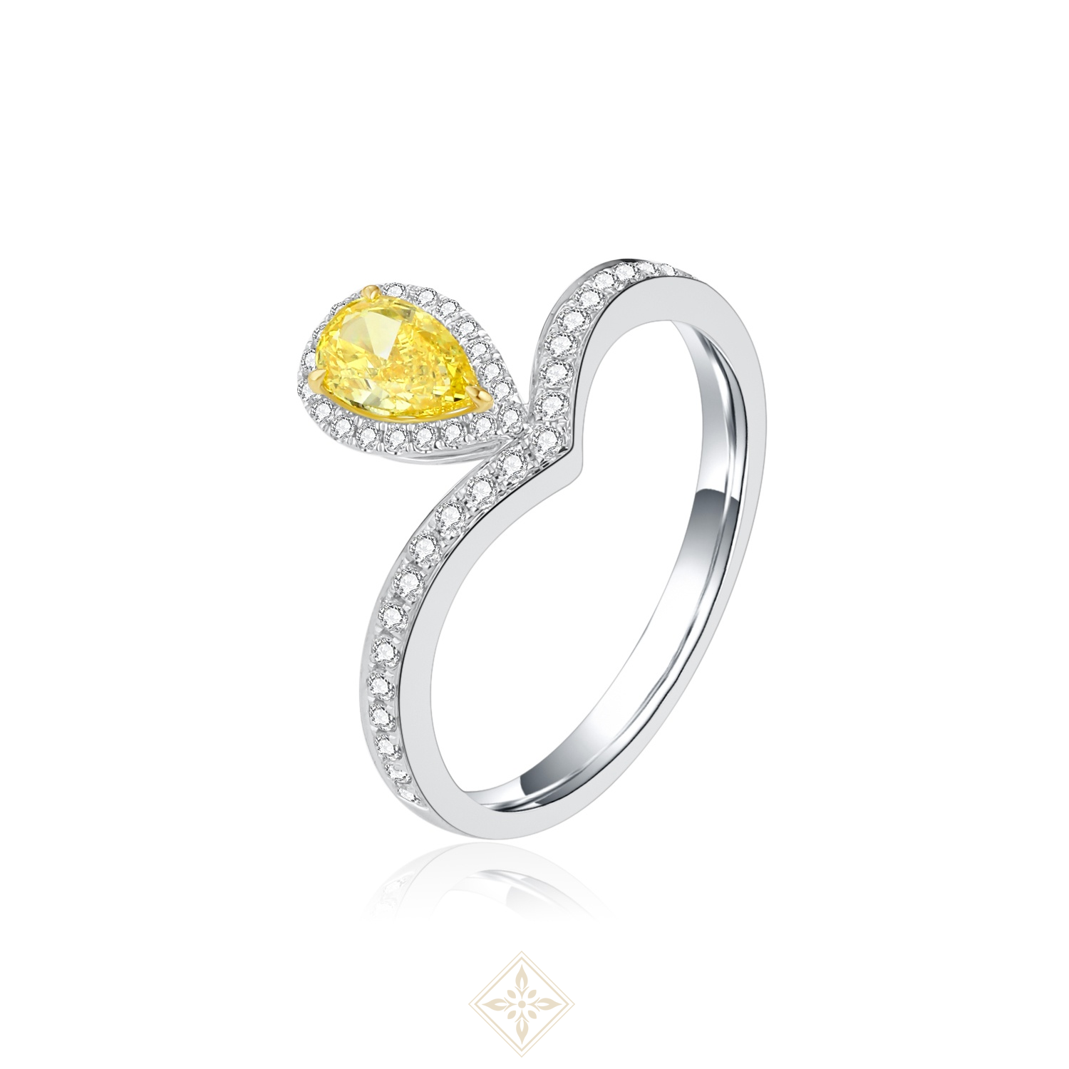 Colored Diamond Ring