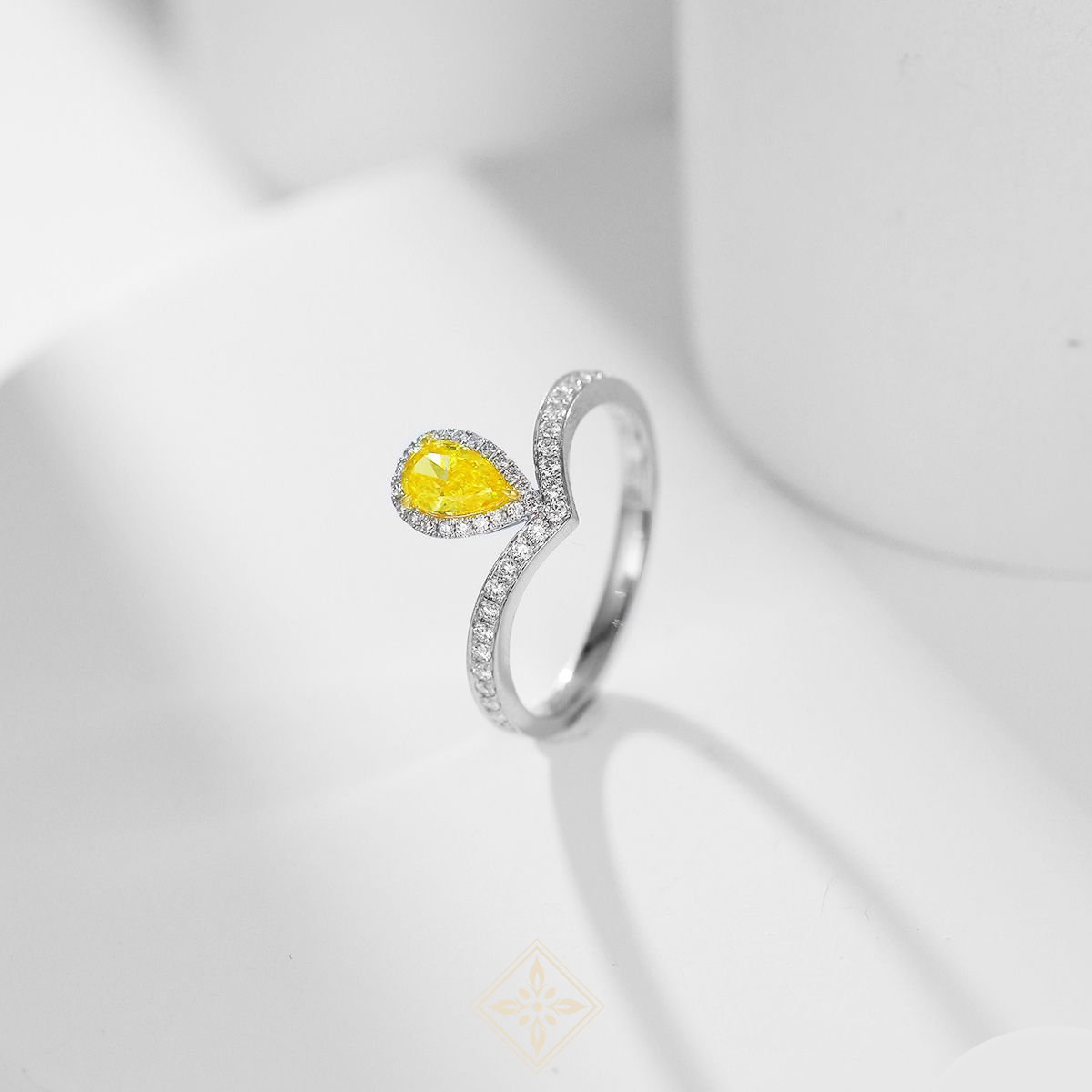 Colored Diamond Ring