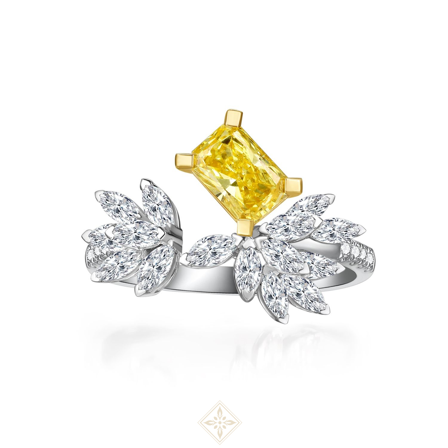 Colored Diamond Ring