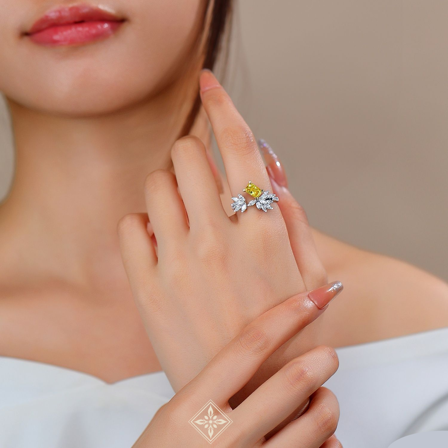 Colored Diamond Ring