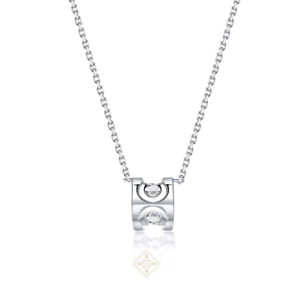 The Oxen Round Diamond Necklace
