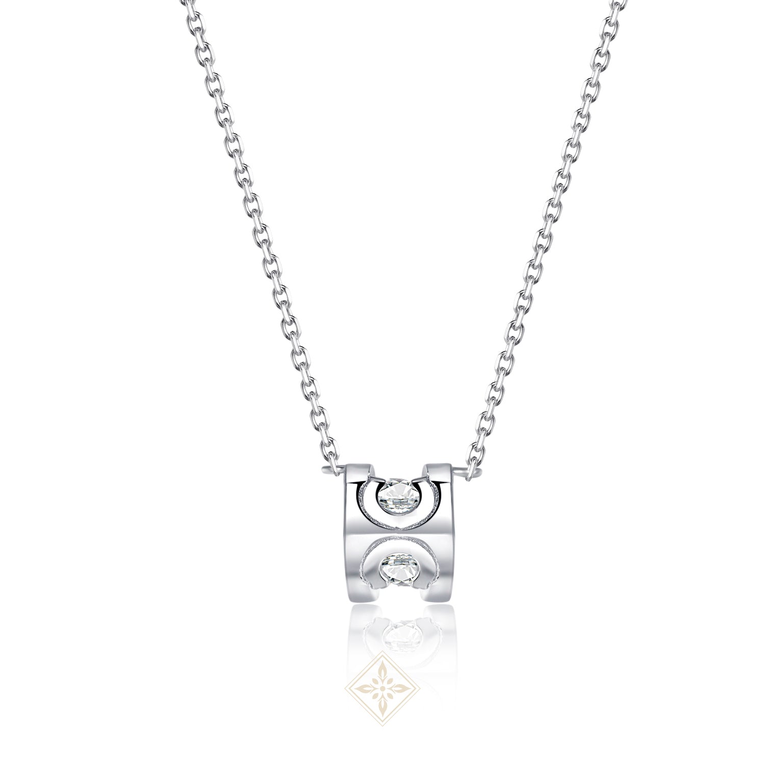 The Oxen Round Diamond Necklace