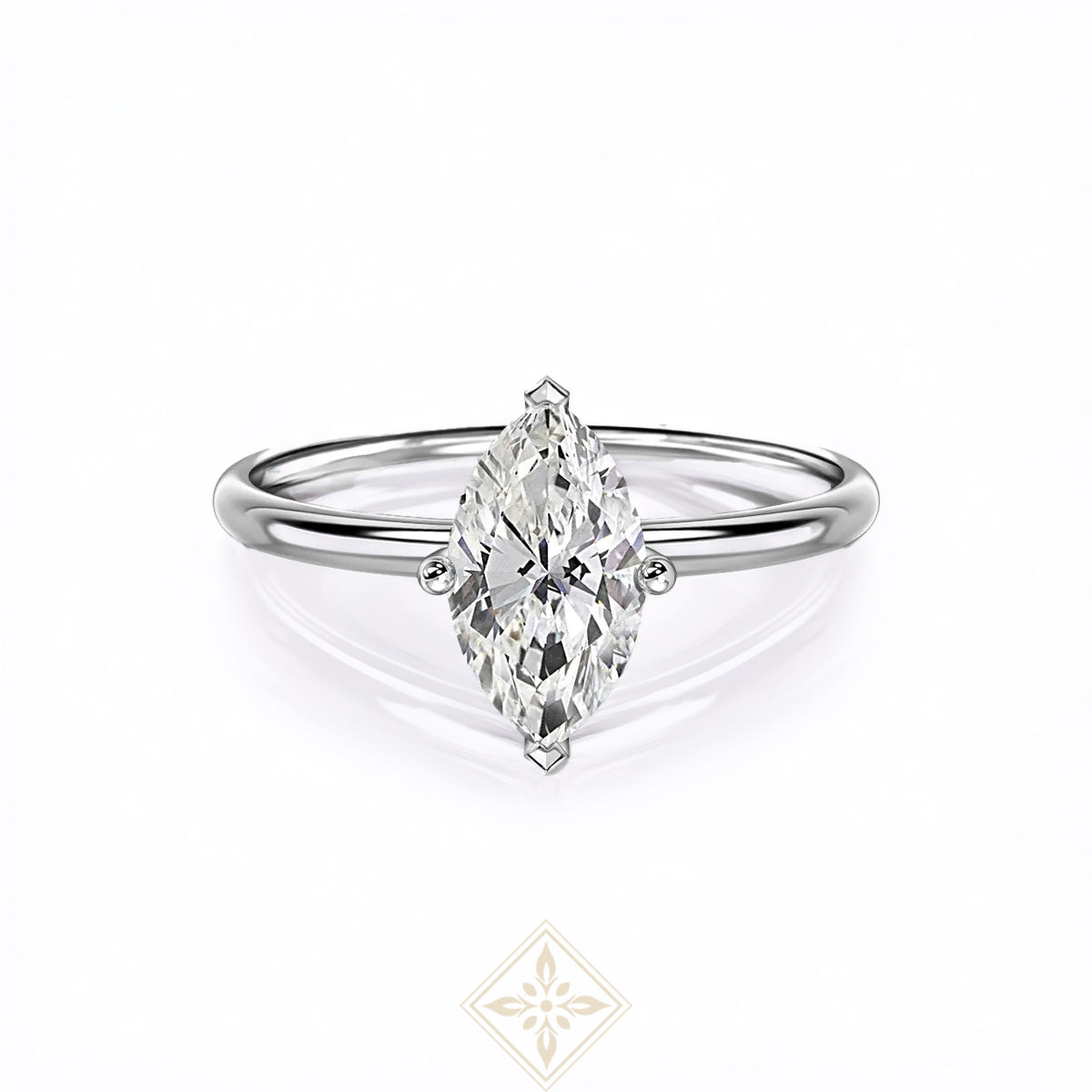Classic Marquise Solitaire