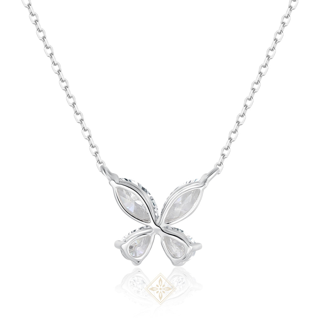 Diamond Butterfly Necklace