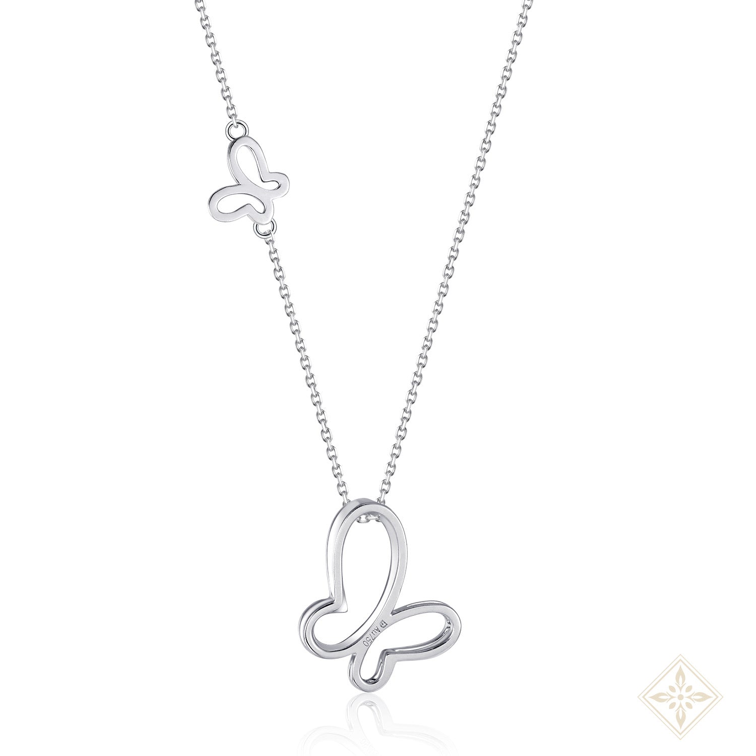 Diamond Butterfly Necklace