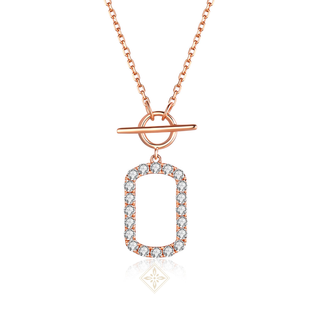 Rose Gold Diamond Necklace
