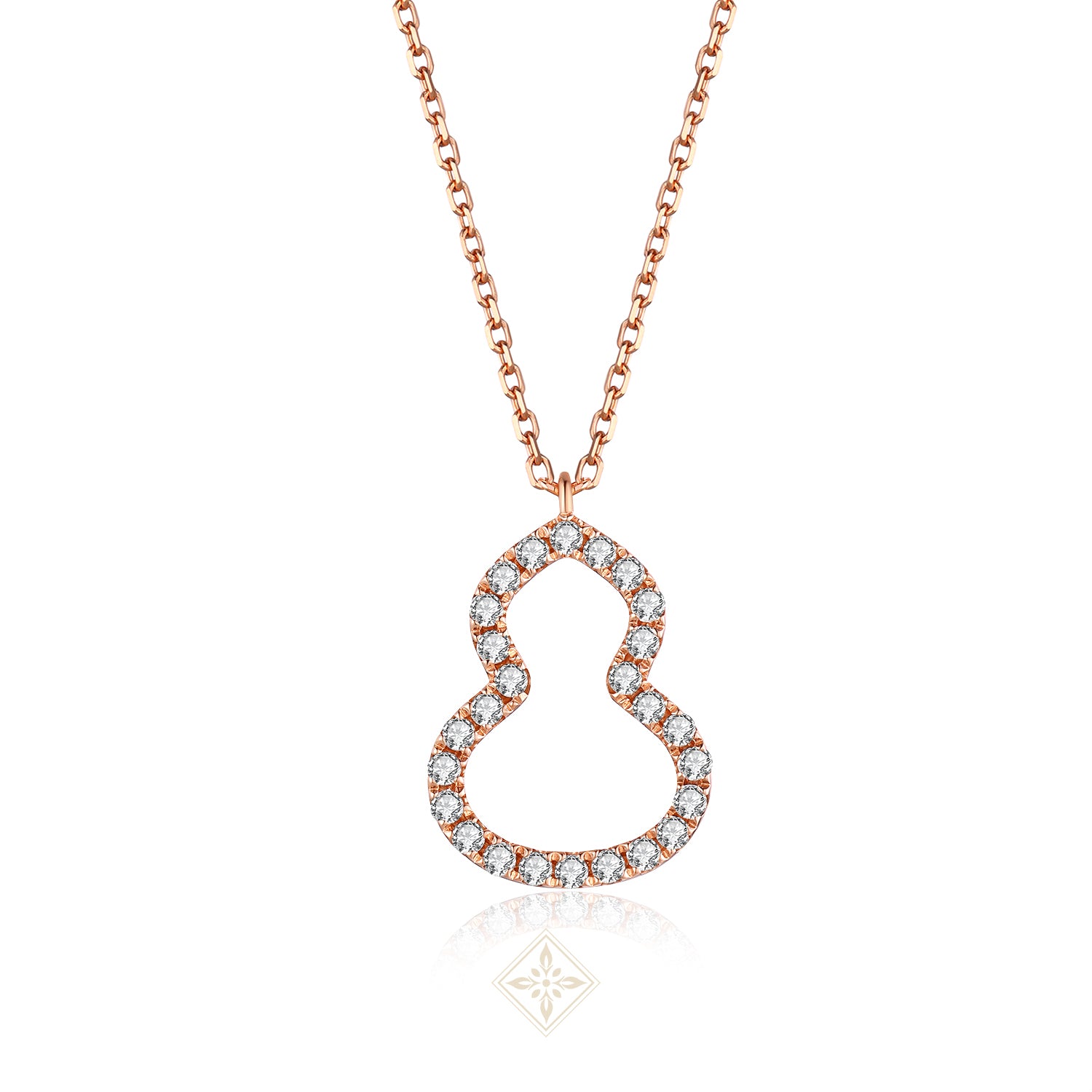 Rose Gold Diamond Necklace