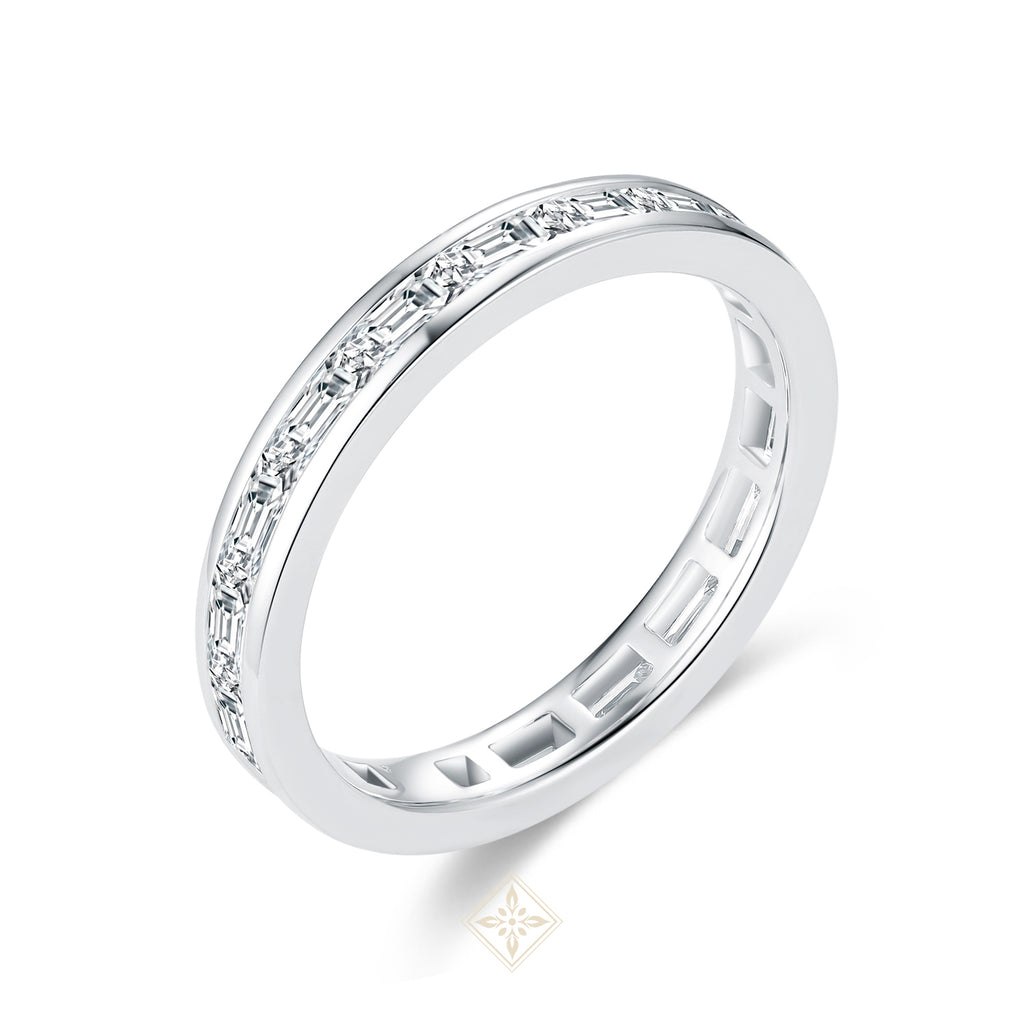 Full Eternity Emerald Ring