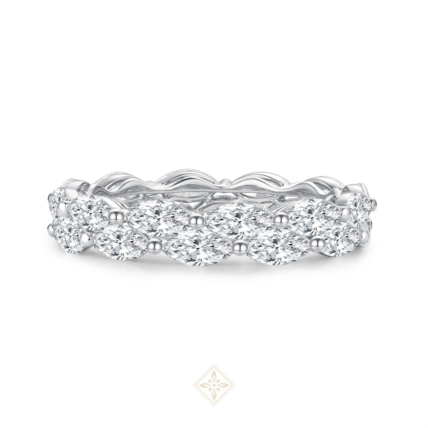 Full Eternity Marquise Ring