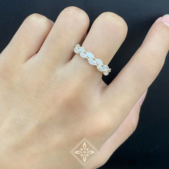 Full Eternity Marquise Ring