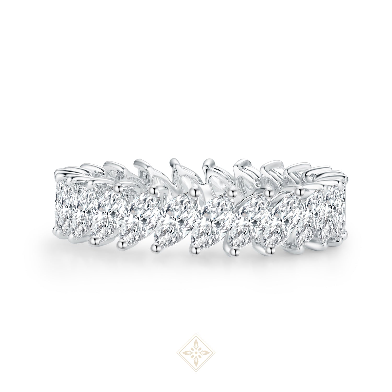 Full Eternity Marquise Ring