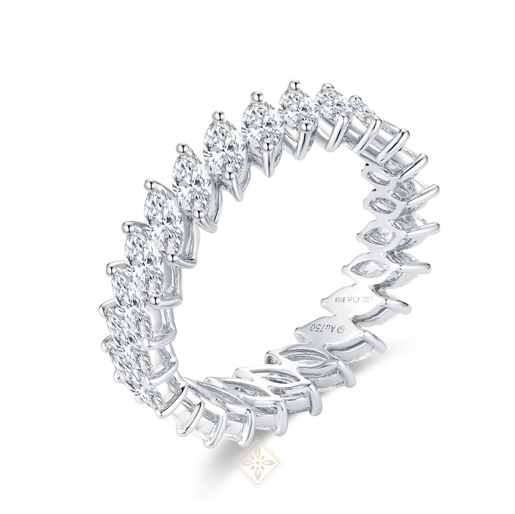 Full Eternity Marquise Ring