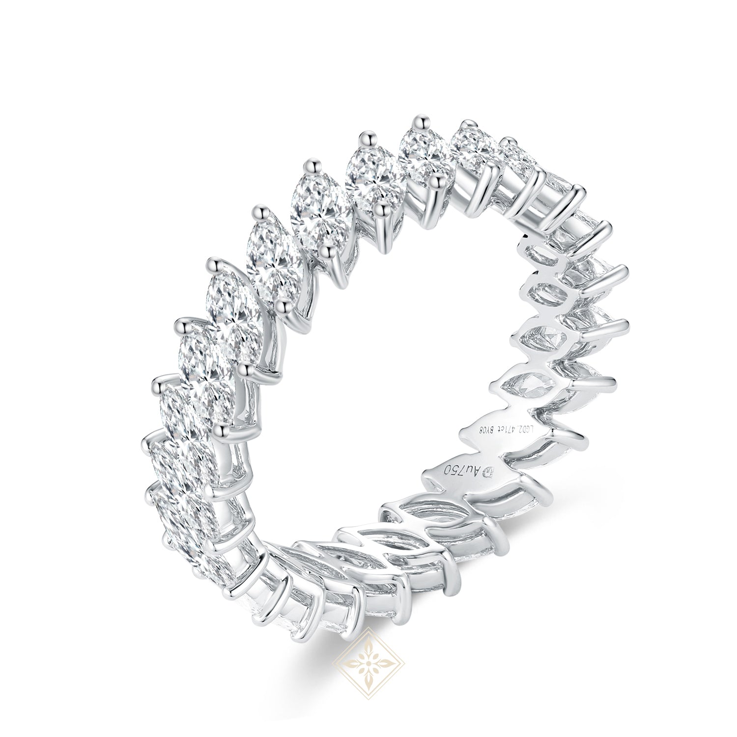 Full Eternity Marquise Ring