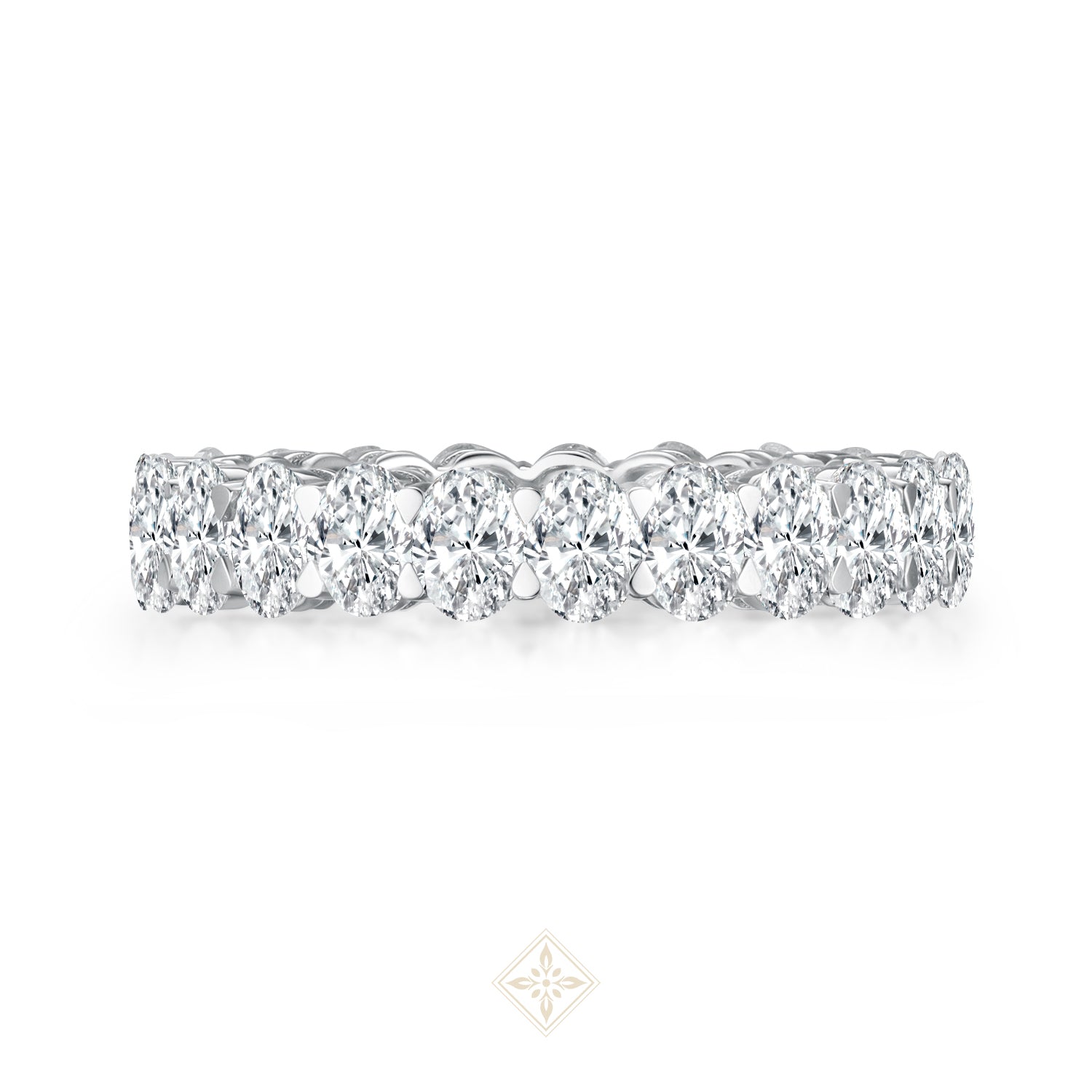Full Eternity Oval Ring