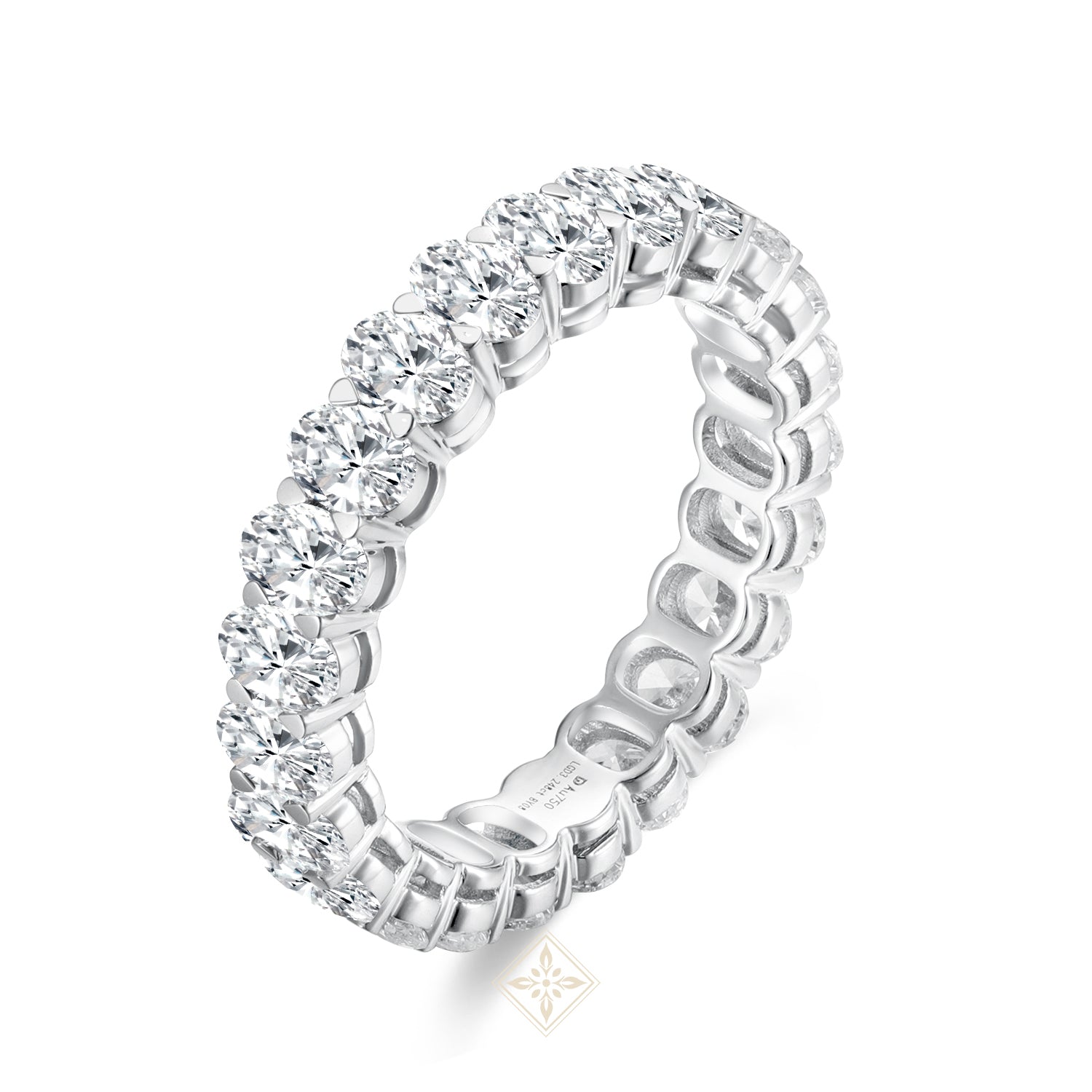 Full Eternity Oval Ring