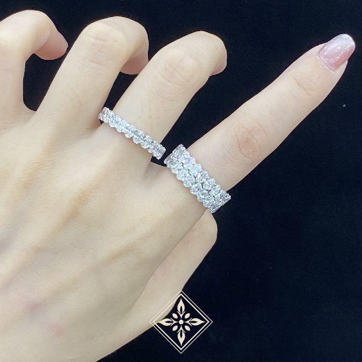 Full Eternity Oval Ring