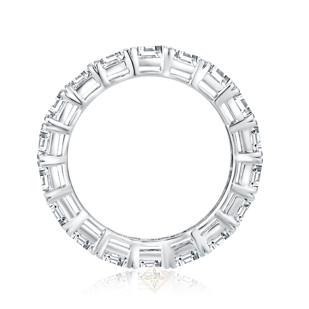 Full Eternity Emerald Ring