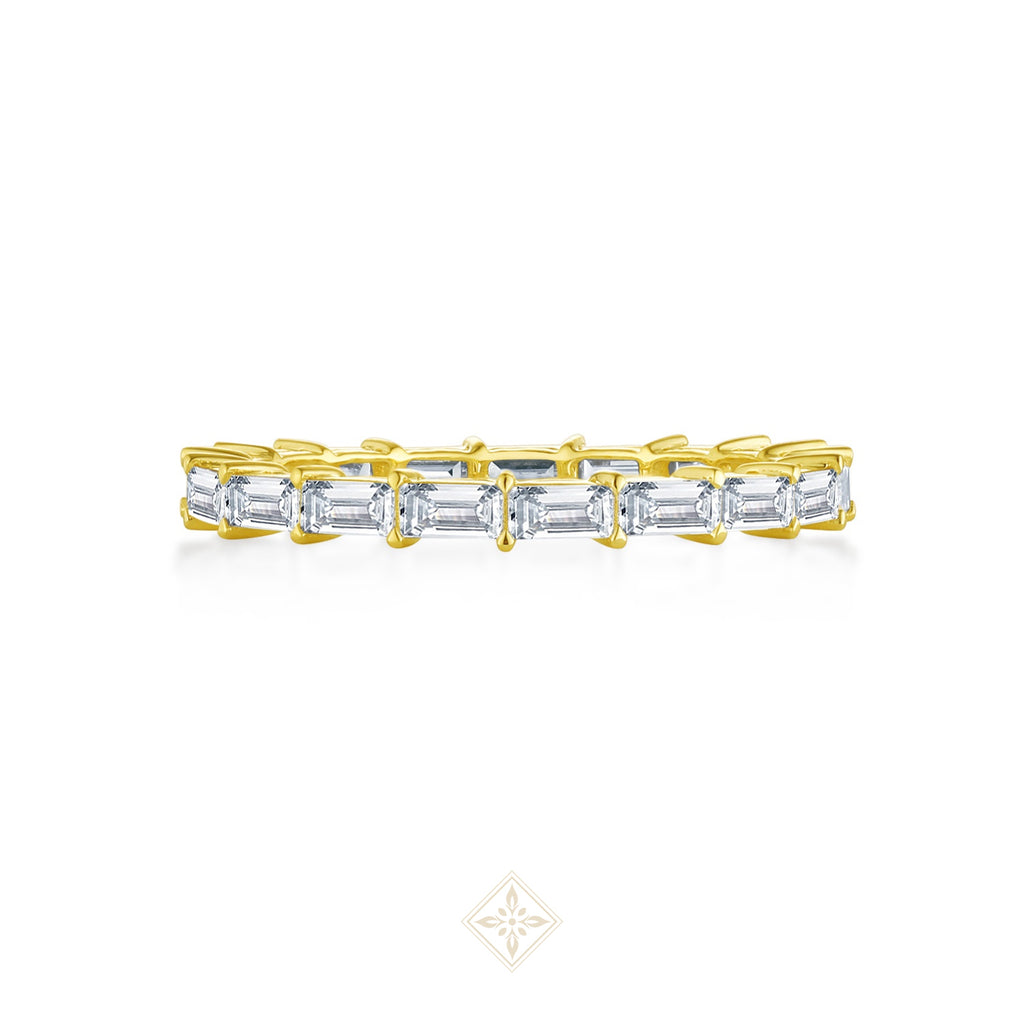 Full Eternity Emerald Ring