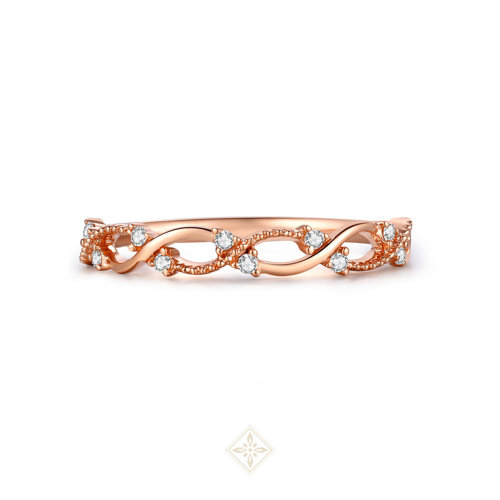 Half Eternity RG Ring