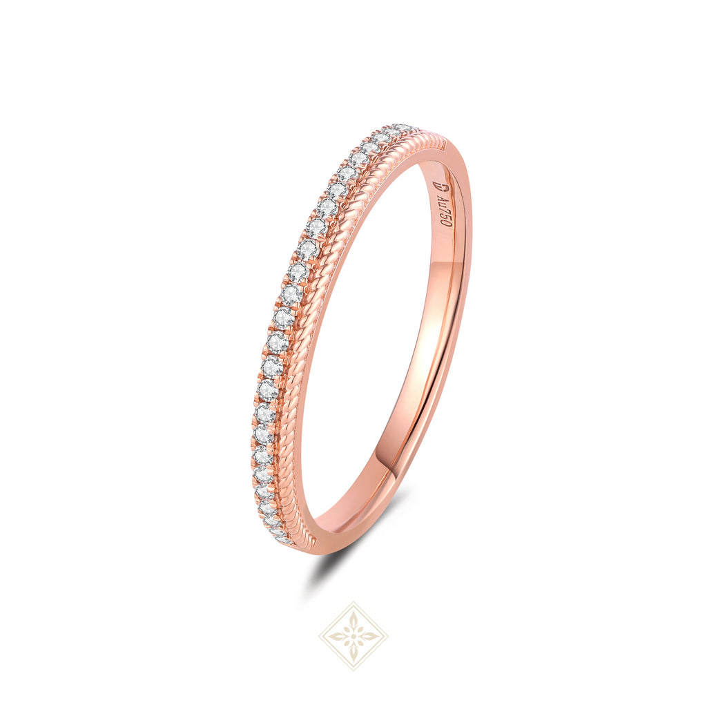 Half Eternity RG Ring