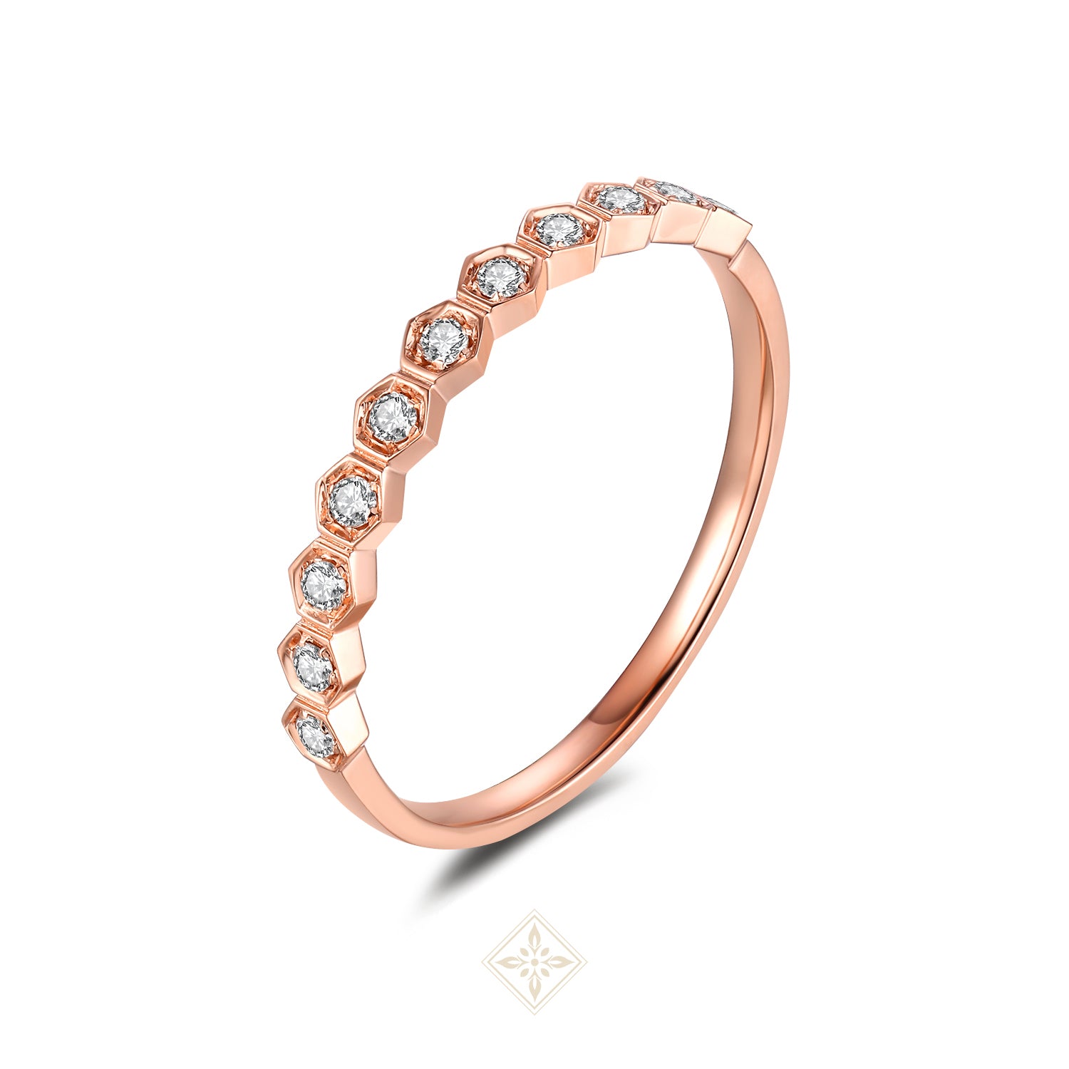 Half Eternity RG Ring