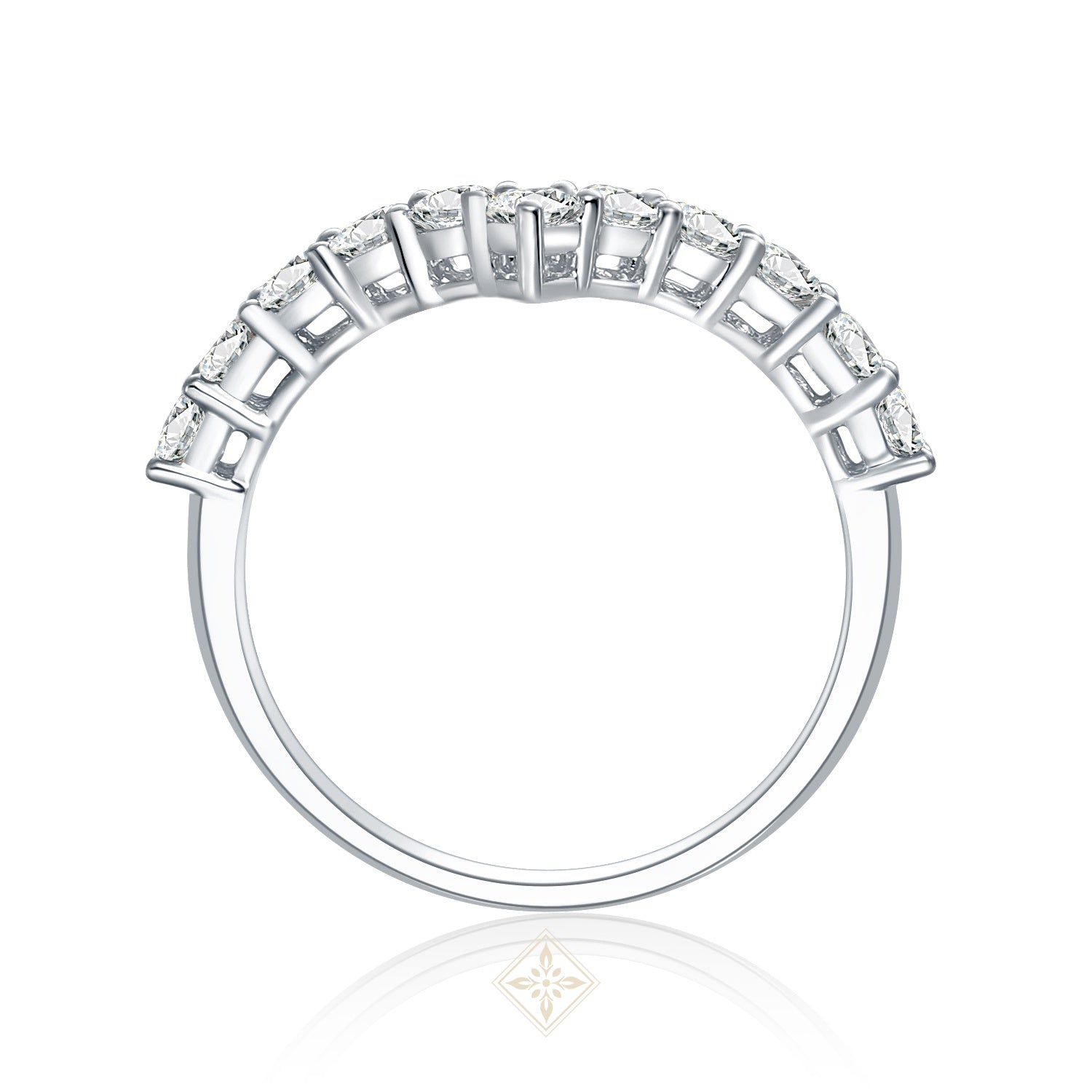 Half Eternity V Ring