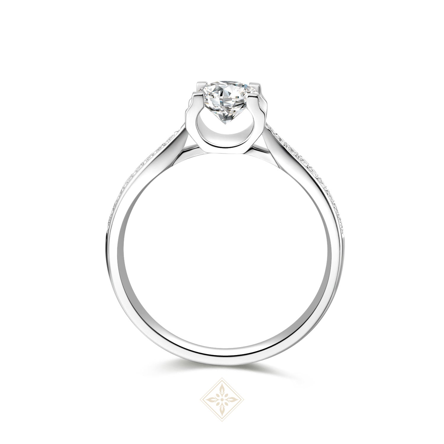 Palace Oxen Pave Ring